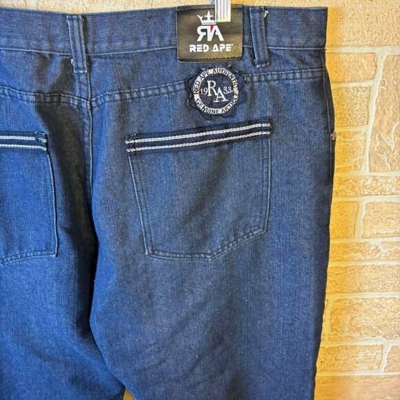 Mens Red Ape Y2K Baggy Style Jeans Size 44 - Picture 6 of 7